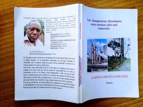 Livre: Kadima Mpoyi publie «Les changements climatiques, nous sommes plus que concernés»