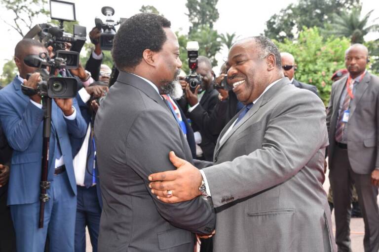 Conférence du COMAX sur la politique et sécurité : Ali Bongo et Joseph Kabila ont échangé à Kinshasa