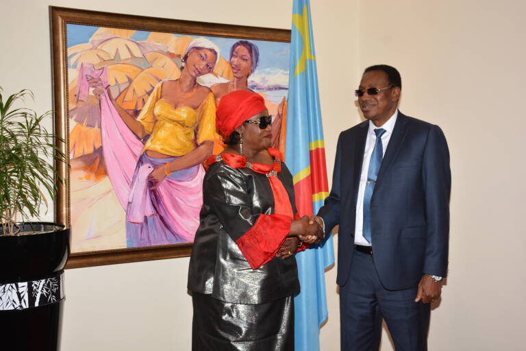 Deux ans après, Amazone voit Tshibala pour la tombe de Papa Wemba