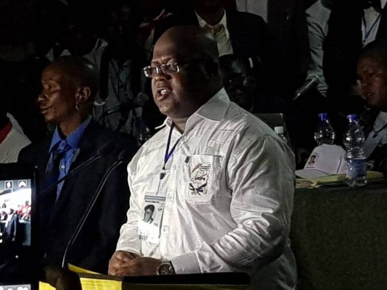 Pour son 1er test à N’djili, Félix Tshisekedi lance un message de mobilisation