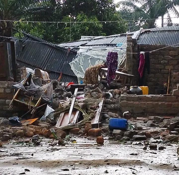 Lomami : à Mwene-Ditu, une pluie torrentielle fait un mort et plusieurs blessés‎